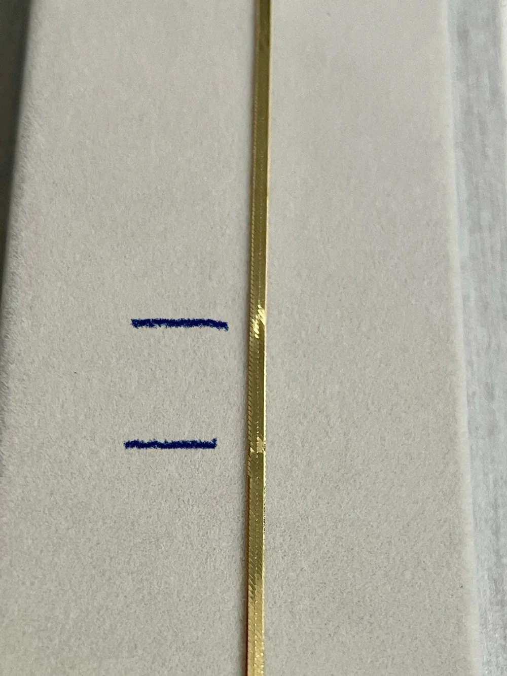 18k Italian 24in 2mm  Gold Herringbone Necklace for Women/Men